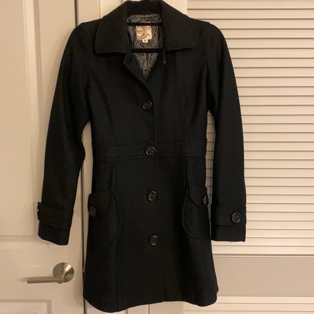 black peacoat